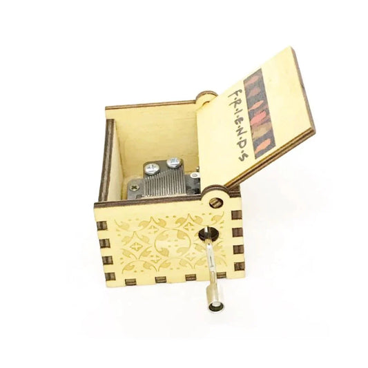 Friends Music Box - Hand Crank Wood Box | Friends Theme Music Box