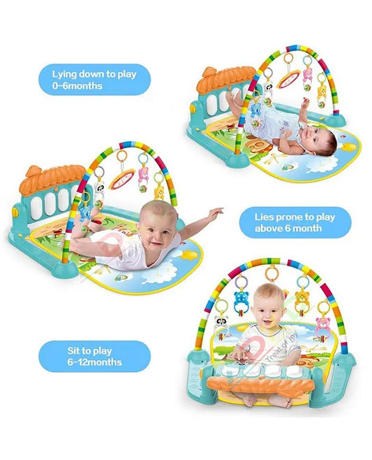 Multi Function Play Gym With Toy Bar - Multicolor