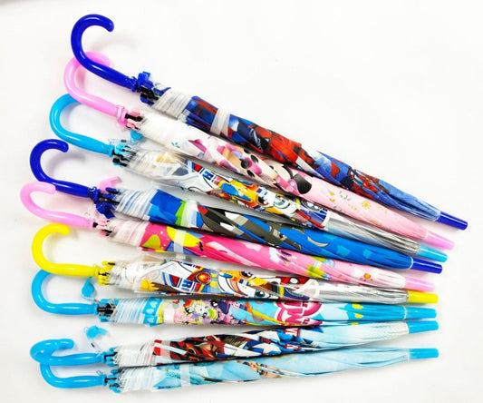 Buy Disney print big size U handle PVC Umbrella