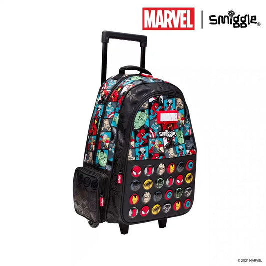 Marvel Smiggle Trolley Backpack - 18” Premium Quality