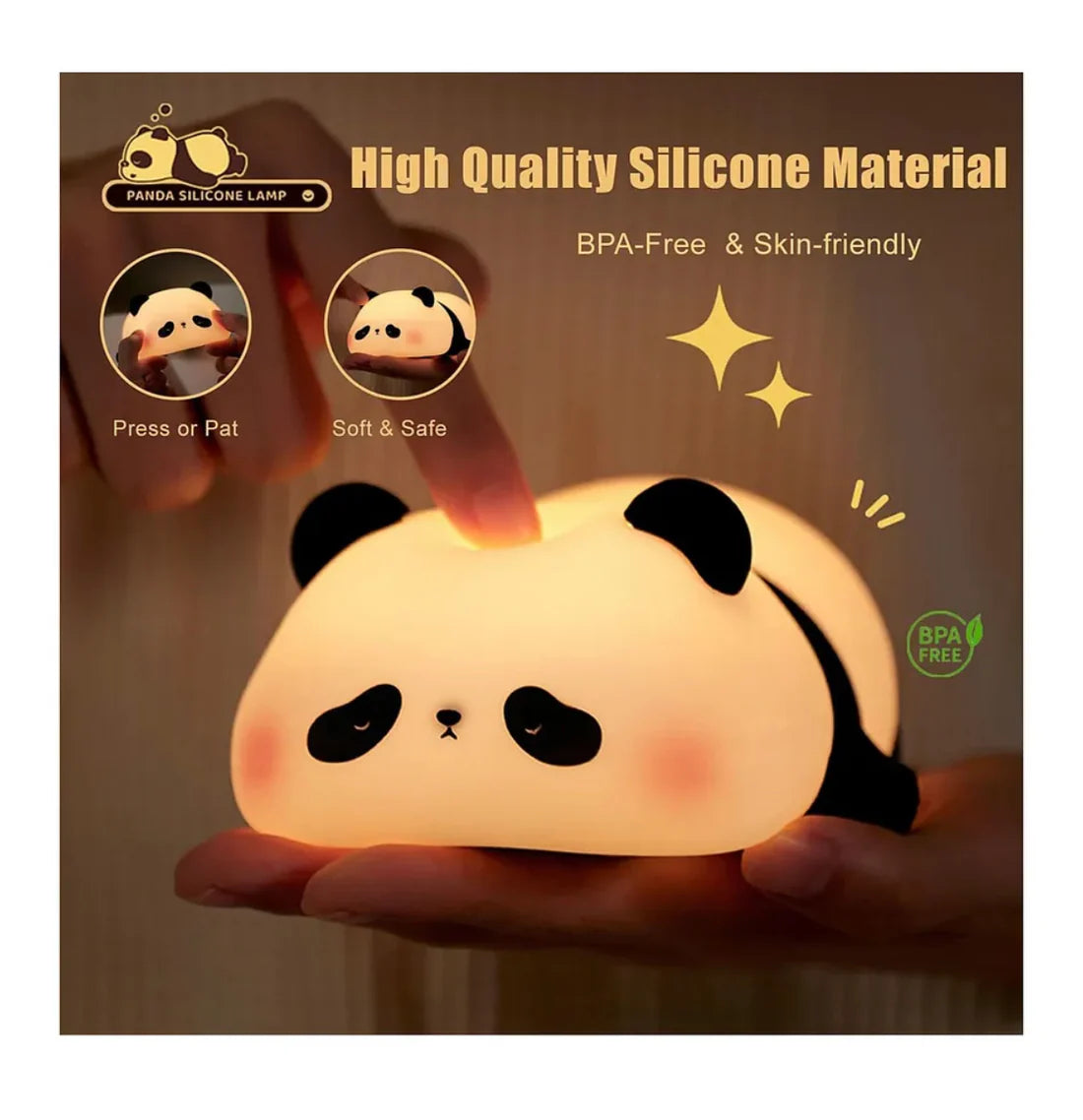Buy Sleeping Panda touch lamp | Trendy & Cute Gifts at Kawaii Kingdom