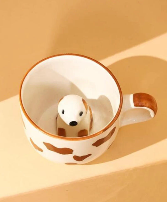 Pinteresty Cute Dog Inside Mug
