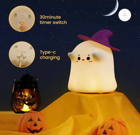 Ghost silicone touch lamp | Trendy & Cute Gifts at Kawaii Kingdom