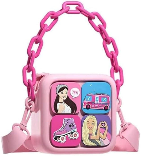 Barbie Perfect Luxury Sling Bag - Cute Design Shoulder & Hand Bag for Girls - The Perfect Accessory for Every Fan
