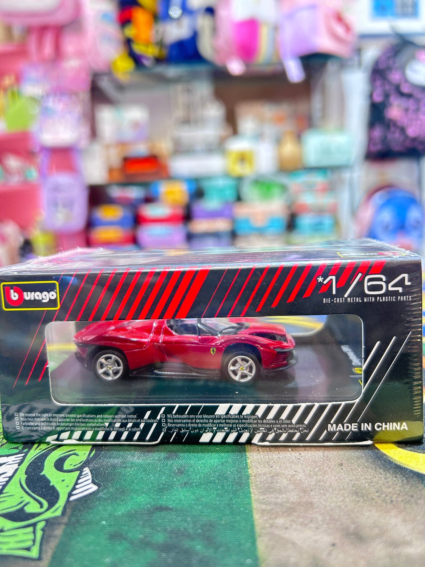 Bburago 1:64 Ferrari Daytona SP3 – Official Licensed Die-Cast Model