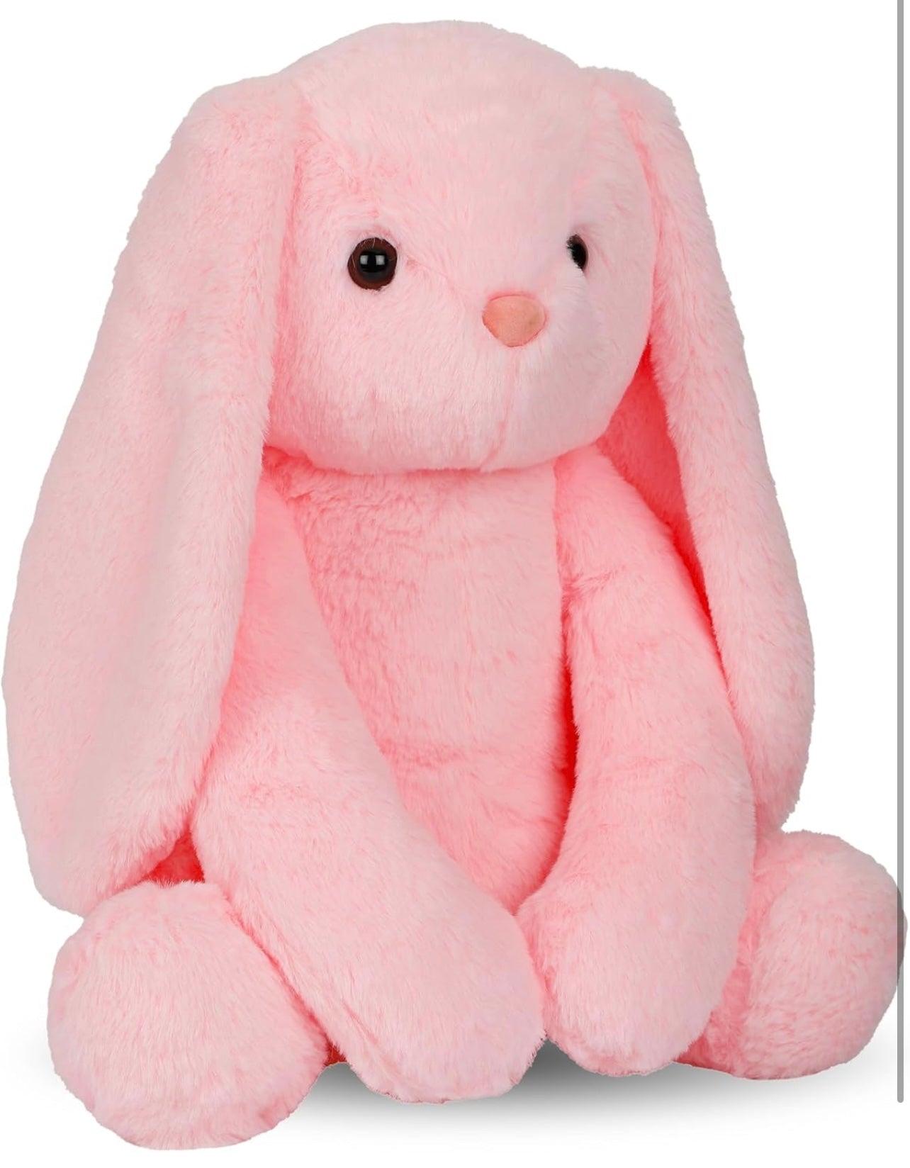 Cute Pink Bunny Soft Toy for Girls/Kids | Huggable Rabbit with Long Ears | Soft Stuffed Plush Animal, Cute Soft Toys, Baby Toys, Stuffed Animals, Cuddle Toy, Gift Item for Kids | 35cm