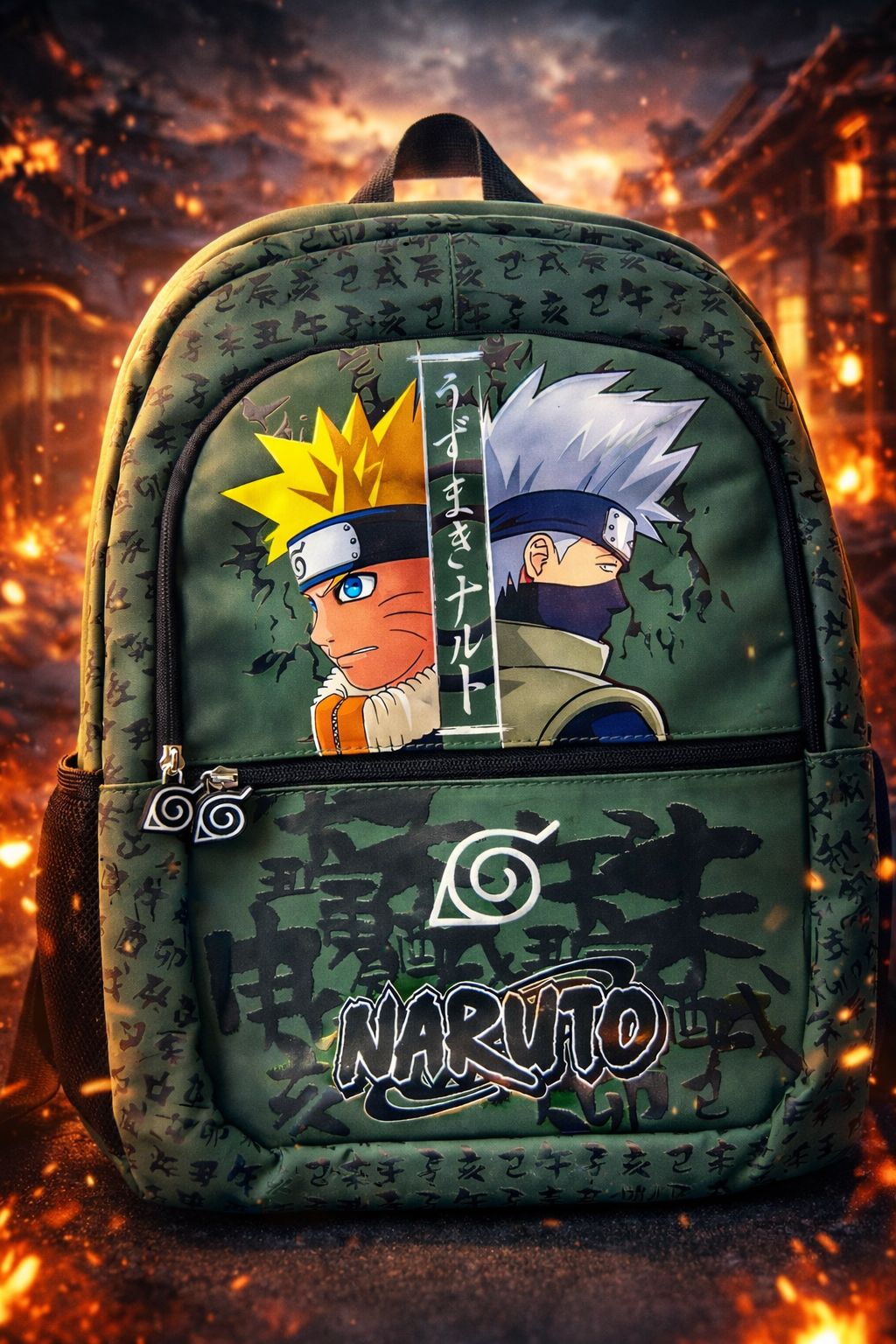 Naruto x Kakashi Anime School & Travel Backpack