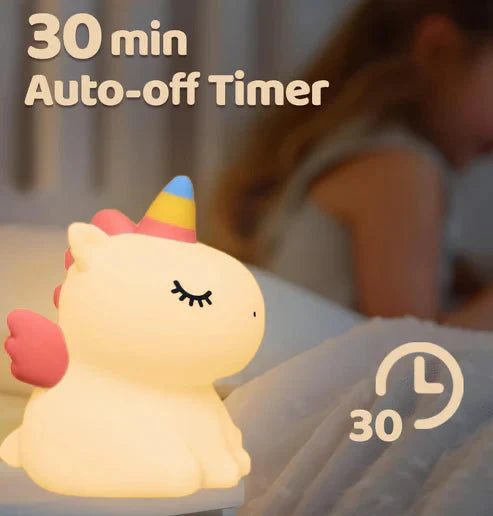 Buy Unicorn Silicone Lamps With Touch Sensor and C Type Charging Port | Trendy & Cute Gifts at Kawaii Kingdom