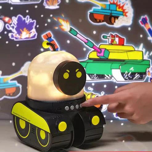 Spacewalker Moving Light Projector with Speaker Riding Robot - Available at Kawaii Kingdom