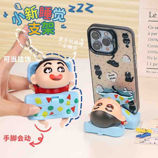 Shinchan Mobile Stand Keychain