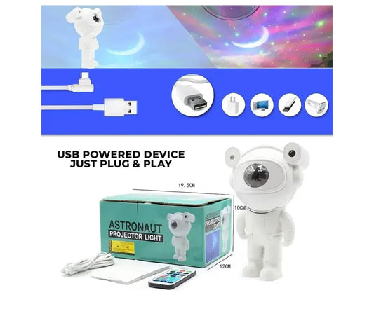 Astronaut Galaxy Projector with Bluetooth Speaker & Remote Control