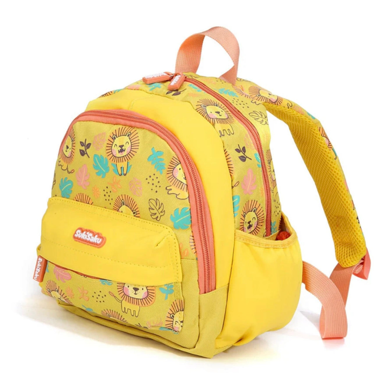 ANIMAL DESIGN BACKPACK WITH FRONT POCKET FOR KIDS - 10 INCHES