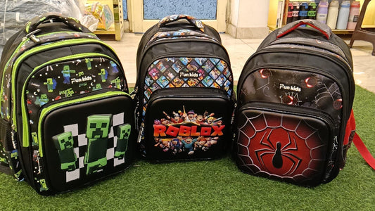 4 pocket School Bag- 17 Inch School Bag