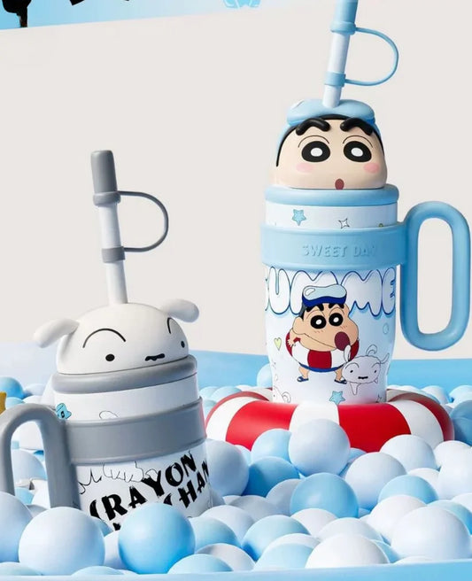 Shinchan Limited Edition Cartoon Insulated Sipper/Tumbler - 800 ml