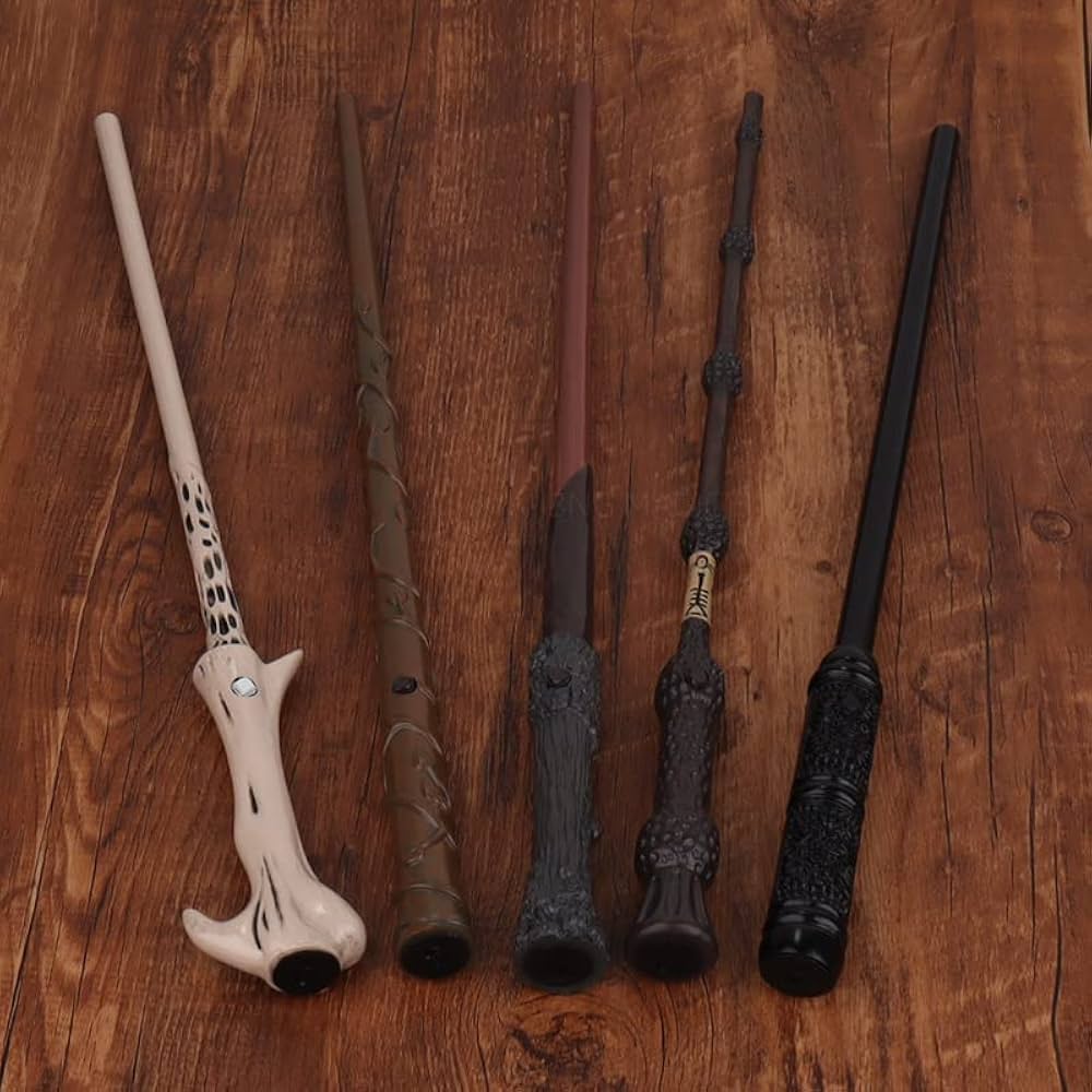 Harry Potter Elder Wand Magic Fire Wand –Shoots Real Fireballs! Cosplay & Collection Gift (with Storage Gift Box)