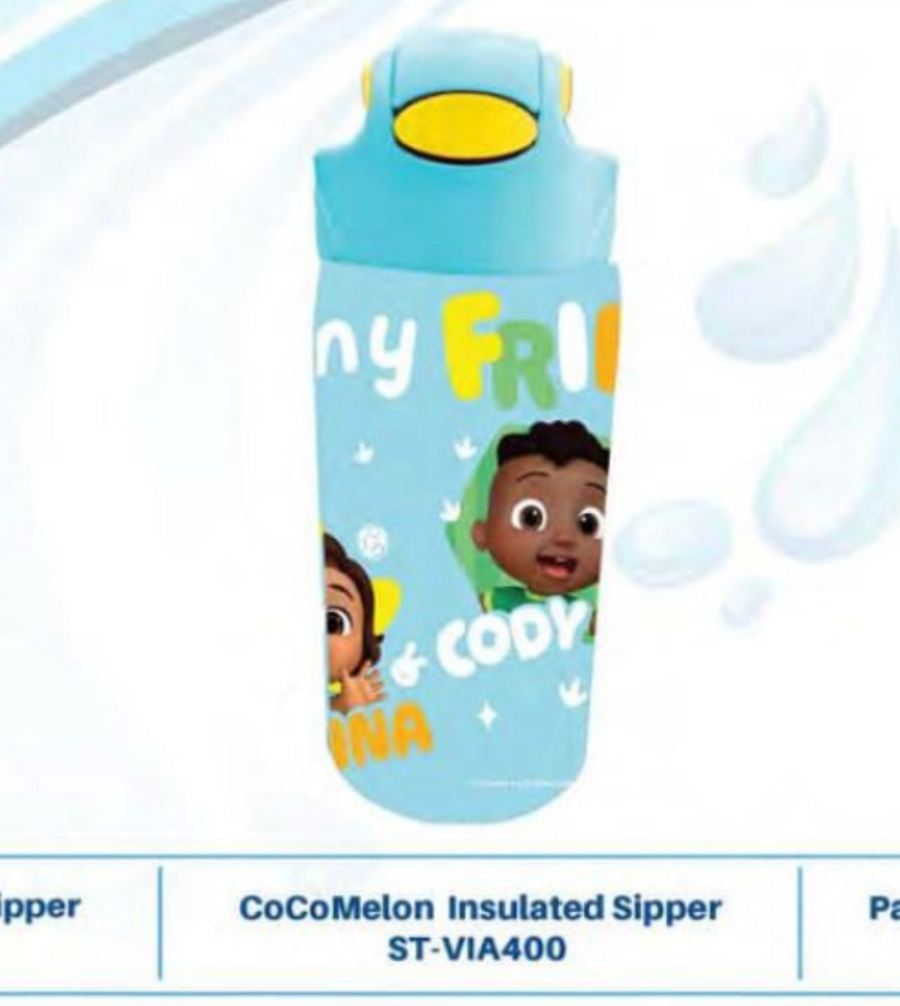 Striders CoCoMelon Insulated Sipper 400ml