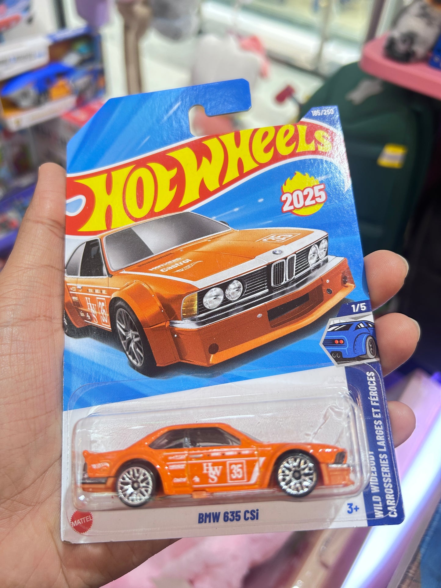 Hot Wheels BMW 635 CSi - 2025 P Case | Wild Widebody (Orange)