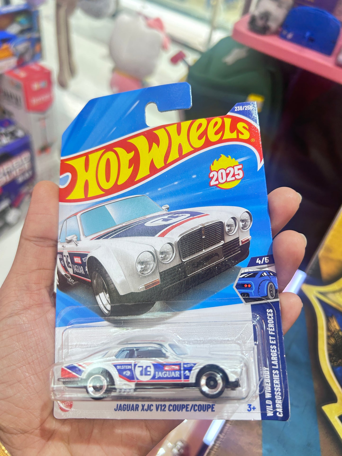 Hot Wheels Jaguar XJC V12 Coupe - 2025 P Case | Wild Widebody (White)
