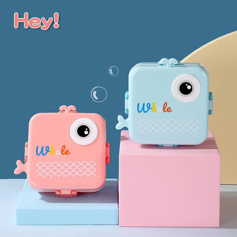 Stainless Steel Lunch Box - Whale