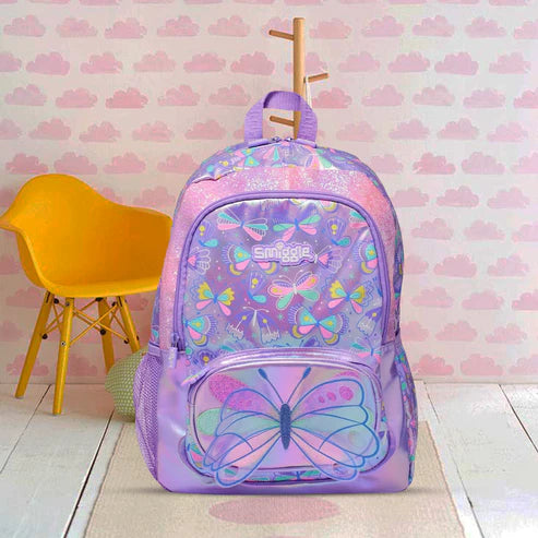 Smiggle - 17 inch Premium Butterfly Backpacks