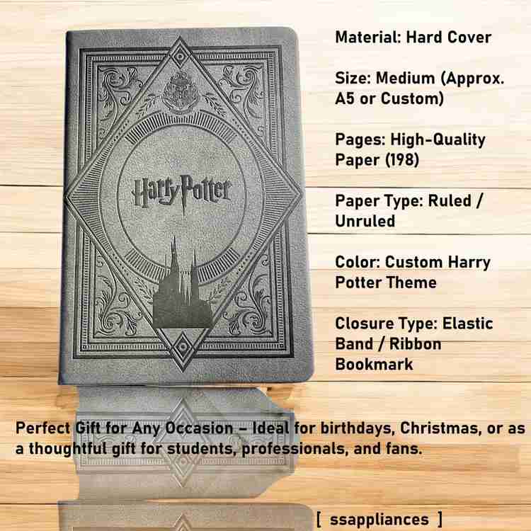 Harry Potter Hard Cover Diary | Trendy & Cute Gifts at Kawaii Kingdom