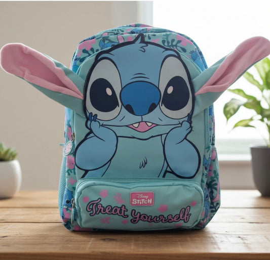 DISNEY STITCH 3D EARS BACKPACK 16 INCHES