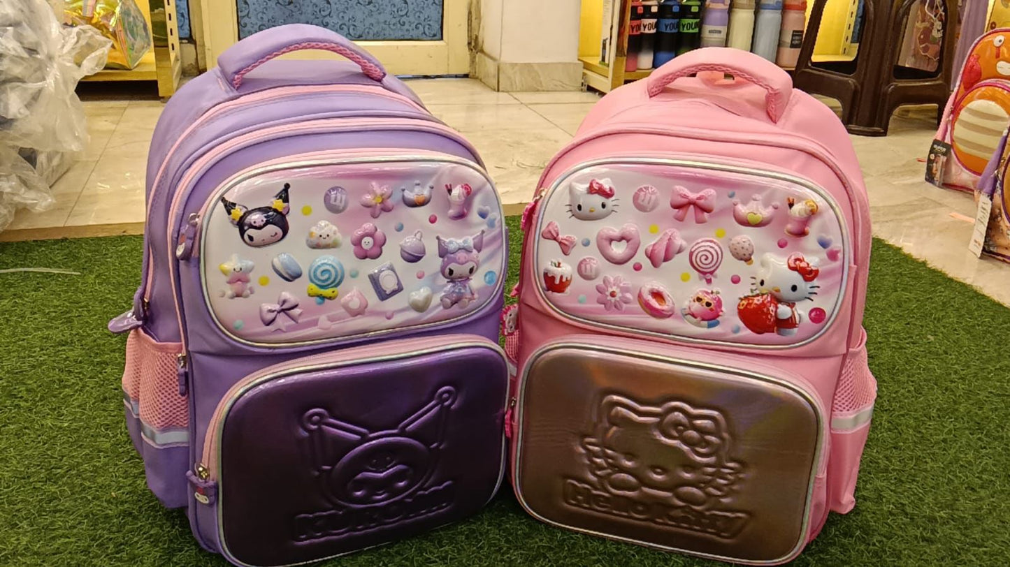 Kuromi - Hello Kitty School Bag - 17 inches school bag