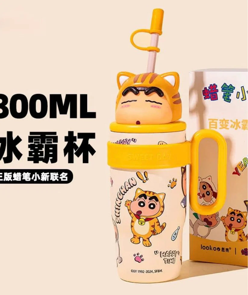 Shinchan Limited Edition Cartoon Insulated Sipper/Tumbler - 800 ml