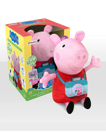 Playshifu Peppa Pig Soft Toy The Smart Storyteller with Singing & Talking Features - Pink
