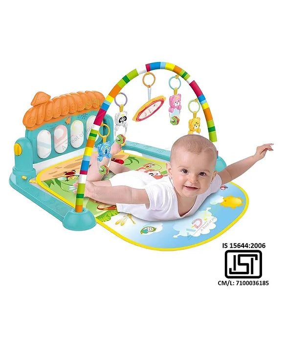 Multi Function Play Gym With Toy Bar - Multicolor