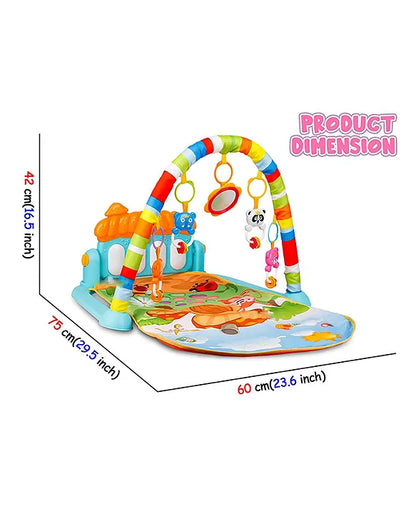 Multi Function Play Gym With Toy Bar - Multicolor