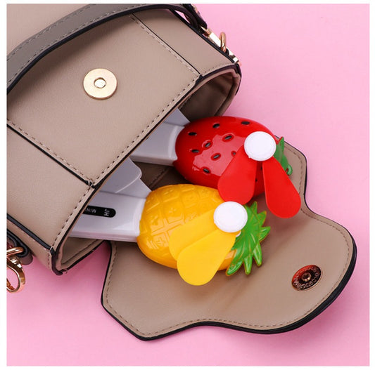 Fruit theme kids manual hand fan - Available at Kawaii Kingdom