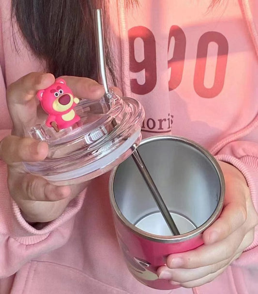 Buy SANRIO INSULATED TUMBLER WITH STEEL STRAW - 450ML | Trendy & Cute Gifts at Kawaii Kingdom