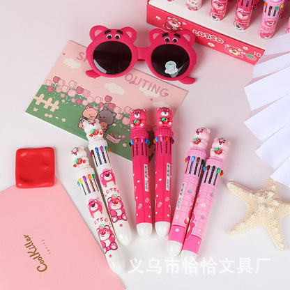 Buy Lotso theme multicolor pen - 10 Refills | Trendy & Cute Gifts at Kawaii Kingdom