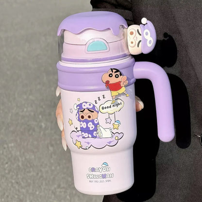 Shinchan 3D Head Insulated SS316 Bottel 480ml