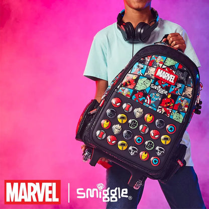 Marvel Smiggle Trolley Backpack - 18” Premium Quality