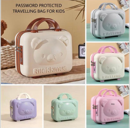 MINI KIDS LUGGAGE BAG WITH  LOCK & COMPARTMENT