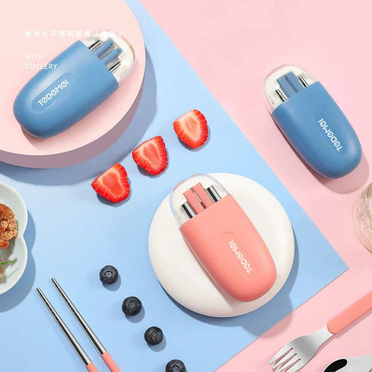 Buy Travel Cutlery Set | Trendy & Cute Gifts at Kawaii Kingdom