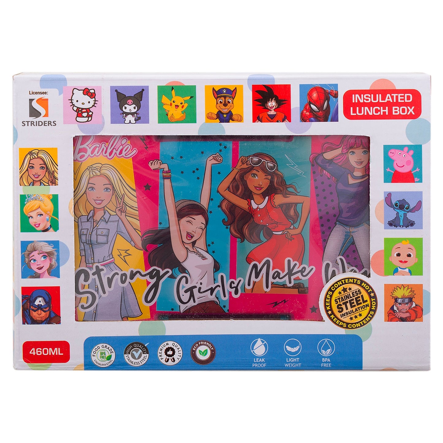 Striders Barbie Lunch Box 2 compartment
