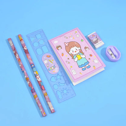 6-in-1 Stationery Zipper Pouch