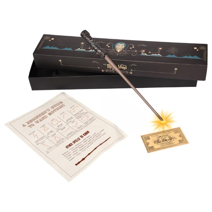 Harry Potter Magic Wand – Wizarding Replica with Gift Box with light