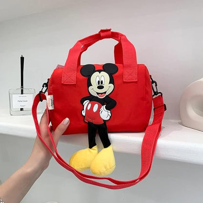 Mickey Mouse sling Bag Travel Bag Cute Plush Toy Bag Multi Function Shoulder Cross-Body Bag for Girls