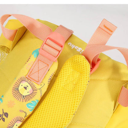 ANIMAL DESIGN BACKPACK WITH FRONT POCKET FOR KIDS - 10 INCHES