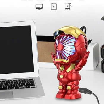 Ironman Rechargeable Fan Regular | Trendy & Cute Gifts at Kawaii Kingdom