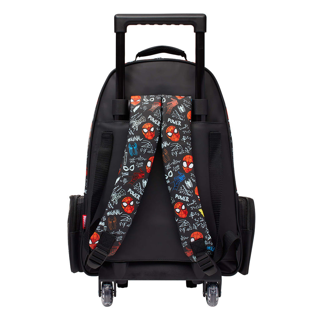 Spiderman Smiggle Trolley Backpack - 18” Premium Quality