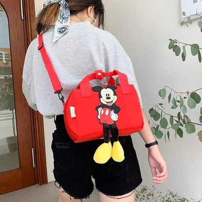 Mickey Mouse sling Bag Travel Bag Cute Plush Toy Bag Multi Function Shoulder Cross-Body Bag for Girls