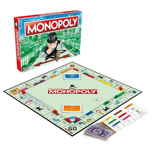 Buy MONOPOLY Board Game (Multicolor) for Families and Kids Ages 8 and Up, Classic fantasy Gameplay