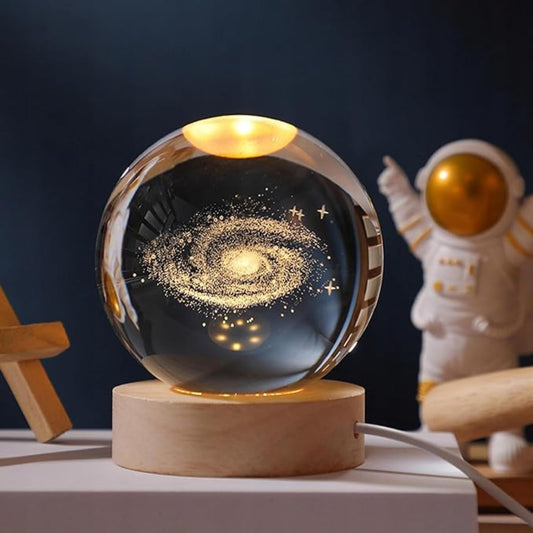 3D Galaxy Crystal Lamp - Available at Kawaii Kingdom