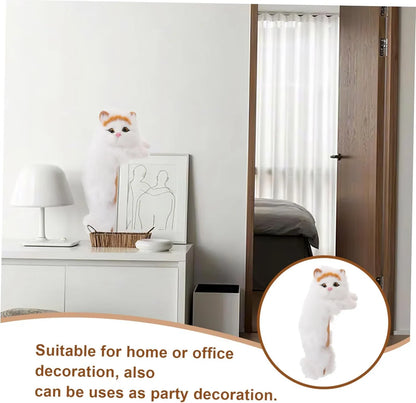 Simulation Hanging Cat Plush Toy - Cuteness Overload!