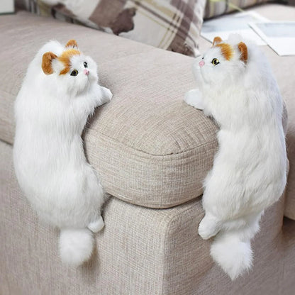 Simulation Hanging Cat Plush Toy - Cuteness Overload!